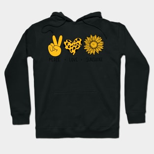 Peace love and sunshine Hoodie